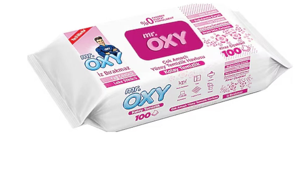 MR OXY YÜZEY TEM HAVLUSU 100'LÜ-KİRAZ ÇİÇEKLERİ
